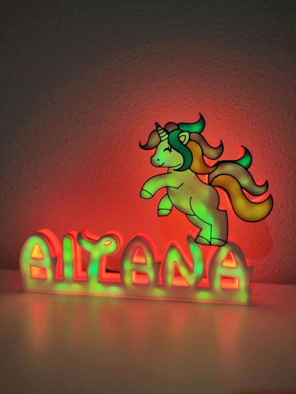 lampara unicornio