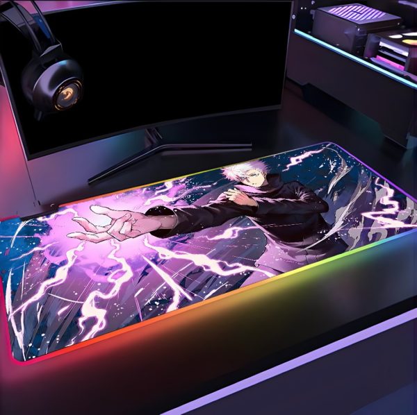 Alfombrilla rgb xxl gojo satoru