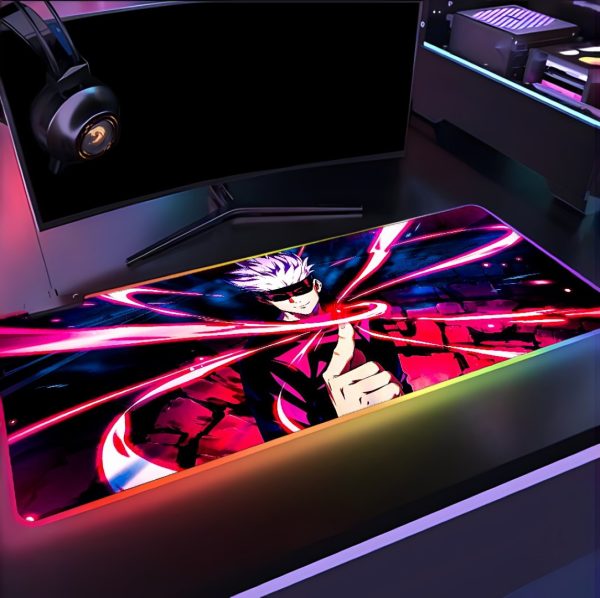 Alfombrilla rgb xxl gojo satoru