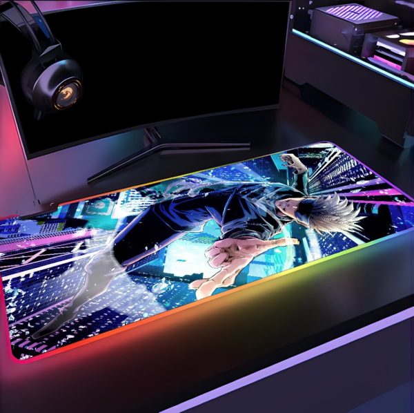 Alfombrilla rgb xxl gojo satoru