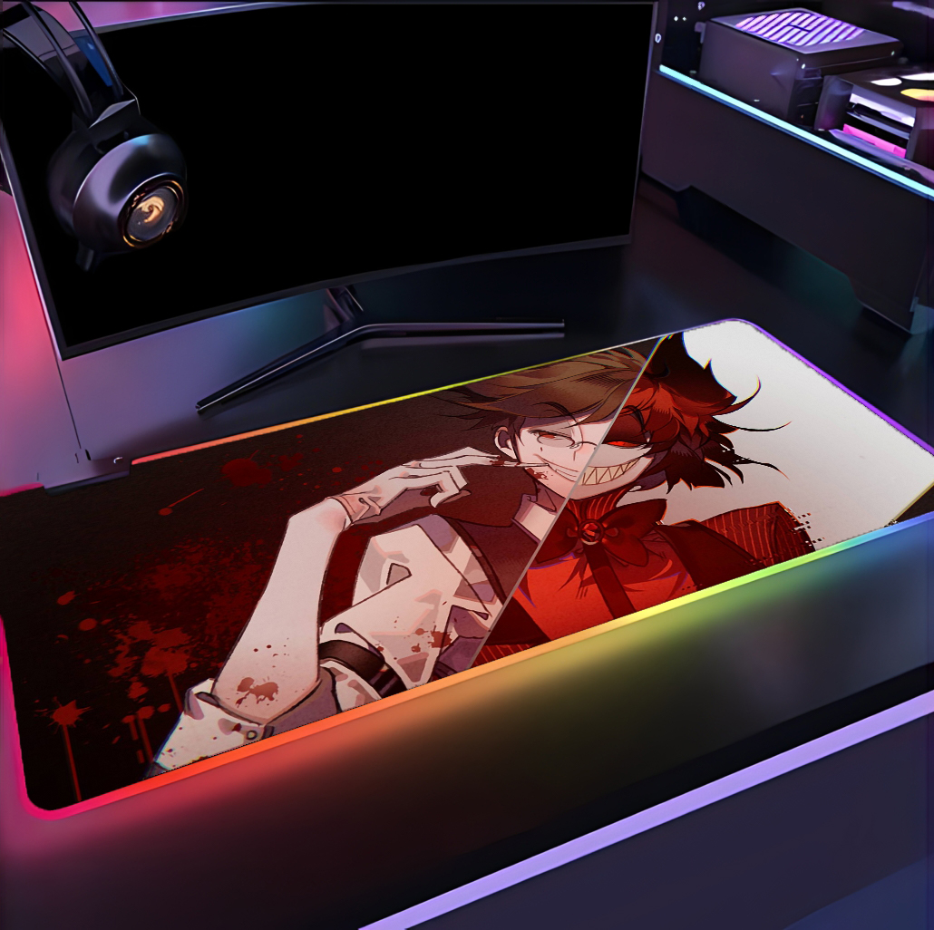 alfombrilla rgb xxl hazbin hotel