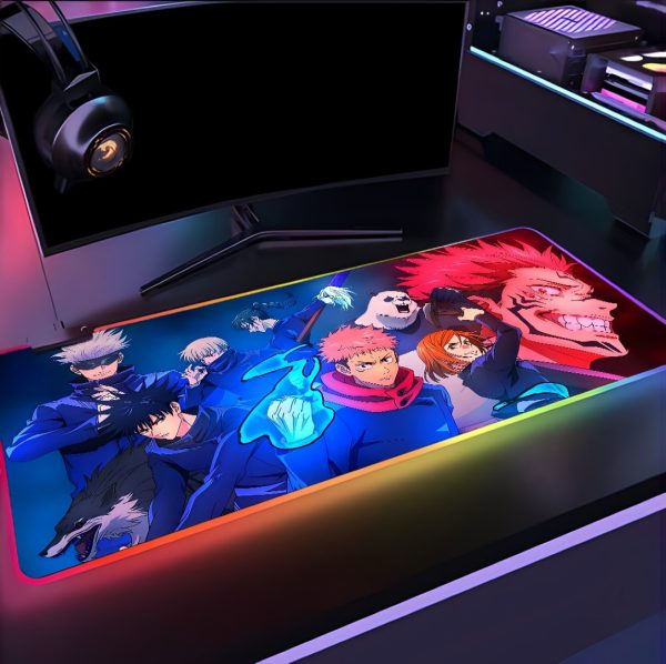 Alfombrilla rgb xxl gojo satoru